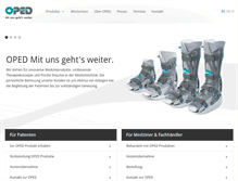 Tablet Screenshot of oped.ch