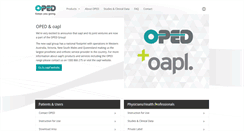 Desktop Screenshot of oped.com.au